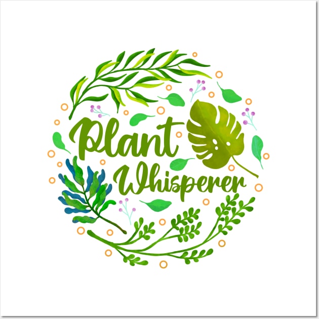 Plant Whisperer Wall Art by Tebscooler